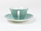 Mid-Century Pastel Porcelain Daisy Coffee Cups from Lilien, Austria, 1950s, Set of 12 16