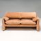 Tan Maralunga Two-Seater Sofa attributed to Vico Magistretti for Cassina, 1990s 3