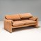 Tan Maralunga Two-Seater Sofa attributed to Vico Magistretti for Cassina, 1990s, Image 2