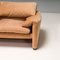 Tan Maralunga Two-Seater Sofa attributed to Vico Magistretti for Cassina, 1990s, Image 7