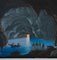 Blue Grotto of Capri, 20th Century, Tempera on Cardboard, Framed 3