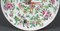 19th Century Canton Porcelain Plate with Floral and Butterfly Decor 9