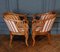 20th Century Gooseneck Armchairs in Mahogany, Set of 2, Image 3