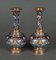 19th Century Napoleon III Cloisonné Vases, Set of 2, Image 4