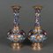 Napoleon III Cloisonné Vasen, 19. Jh., 2er Set 6