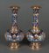 Napoleon III Cloisonné Vasen, 19. Jh., 2er Set 5