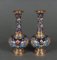 Vases Napoléon III Cloisonné, 19ème Siècle, Set de 2 3