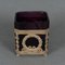 Napoleon III Pocket Emptier in Purple Glass with Brass Frame, Image 7