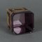 Napoleon III Pocket Emptier in Purple Glass with Brass Frame 10
