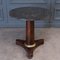 19th Century Side Table with Mahogany Pedestal Tripod Foot and Sainte Anne Marble Top 1