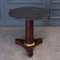 19th Century Side Table with Mahogany Pedestal Tripod Foot and Sainte Anne Marble Top 3