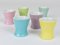 Mid-Century Pastel Daisy Porcelain Egg Cups from Lilien, Austria, 1950s, Set of 6 9