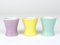 Mid-Century Pastel Daisy Porcelain Egg Cups from Lilien, Austria, 1950s, Set of 6 6