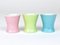 Mid-Century Pastel Daisy Porcelain Egg Cups from Lilien, Austria, 1950s, Set of 6 5