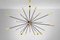 Italian Brass Sputnik Chandelier, 1950s 2