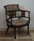 Edwardianischer Stuhl aus Mahagoni mit Wannenrücken und Intarsien 12