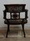 Edwardianischer Stuhl aus Mahagoni mit Wannenrücken und Intarsien 14