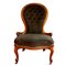 Vintage Victorian Walnut Ladys Chair, Image 1