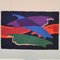 Abstract Vibrant Wall Tapestry by Junghans, 1960s 9