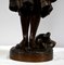 JB.Germain, La ragazza con la brocca rotta, fine XIX secolo, bronzo, Immagine 12