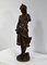 JB.Germain, La ragazza con la brocca rotta, fine XIX secolo, bronzo, Immagine 4