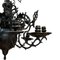 Antique Dutch Bronze Chandelier, 1890s 4