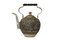 Große Kupfer Teekanne mit Gravur, 1940er 17