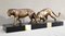 Art Deco Lionesses Sculpture, 1940, Regula, Image 2