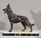 Art Deco Deutscher Schäferhund aus Bronze, 1940 4