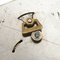 Horloge de Bureau Vintage en Plaqué Argent et Émail par Cartier, 1945 10