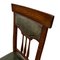 Antique Oak and Leather Dining Chairs, 1890s, Set of 4, Image 5