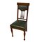 Antique Oak and Leather Dining Chairs, 1890s, Set of 4, Image 3
