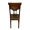 Antique Oak and Leather Dining Chairs, 1890s, Set of 4 4