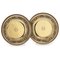 Antique French Silver-Gilt Dishes, 1890, Set of 2 2