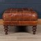 Vintage English Patchwork Leather Footstool, 1990, Image 4