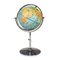 German Relief Globe on Chrome Stand by Geo-Institut, 1990s 1
