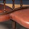 Vintage English Leather Conversation Seat, 1970 12