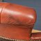 Vintage English Leather Conversation Seat, 1970 31