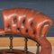 Vintage English Leather Conversation Seat, 1970 18