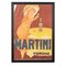 Affiche Publicitaire Encadrée pour Martini, Italie, 1970 1