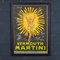 Italian Framed Advertising Poster for Martini, 1960 2