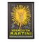 Italian Framed Advertising Poster for Martini, 1960 1