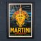 Italian Framed Advertising Poster for Martini, 1970 2