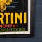 Italian Framed Advertising Poster for Martini, 1970, Image 10