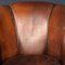 Vintage Dutch Matched Sheepskin Leather Tub Chairs, 1970, Set of 2 13