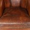 Vintage Dutch Matched Sheepskin Leather Tub Chairs, 1970, Set of 2 14