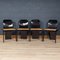 Lacquered Wood Games Table and Chairs by Pierluigi Molinari for Pozzi, 1970, Set of 5 12