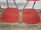 Esszimmergarnitur mit Tisch und 4 Stühlen aus rotem Formic, Italien, 1970er, 5er Set 28