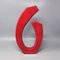 Space Age Red Vase in Ceramic by Pietro Arosio, Italy, 1970s, Image 1