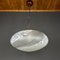 Lámpara colgante Swirl grande de cristal de Murano Vetri Murano 004, Italia, años 70, Imagen 1